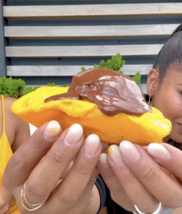 3- Ingredient Mango Ice Cream with Semi-Sweet Chocolate Magic Shell